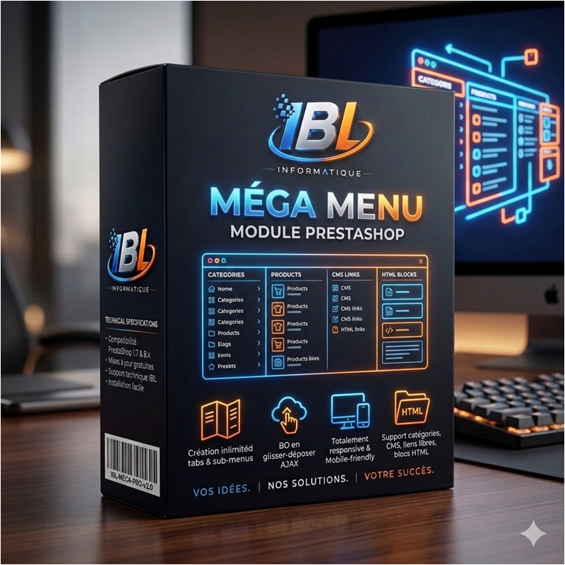 Le méga-menu PrestaShop qui s'adapte à ton activité